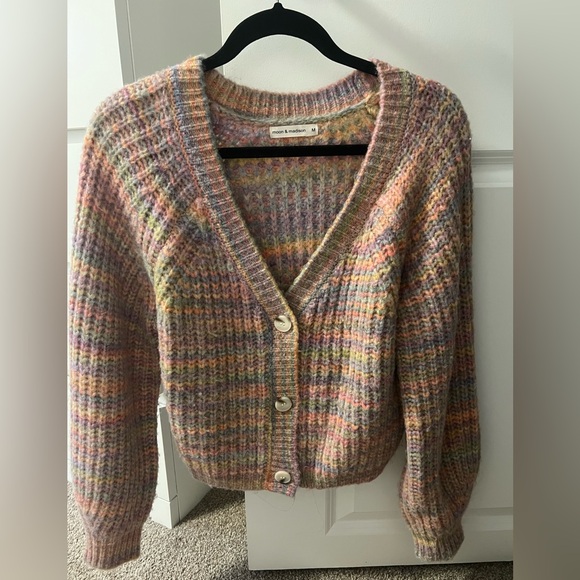 Multi coloured cardigan, size medium - Picture 1 of 3